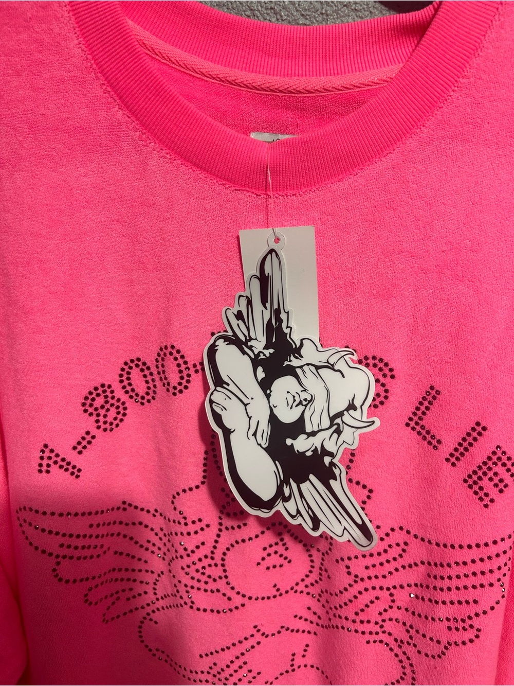 NWT $140.00 1-800 Boys Lie Kara oversized sweatshirt small/xs - Picture 5 of 10